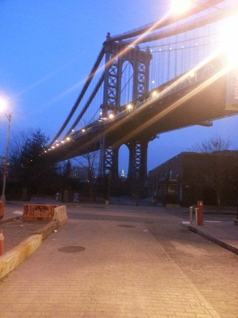 manhattan bridge + empire state buidling/bklyn/nov 30, 2012