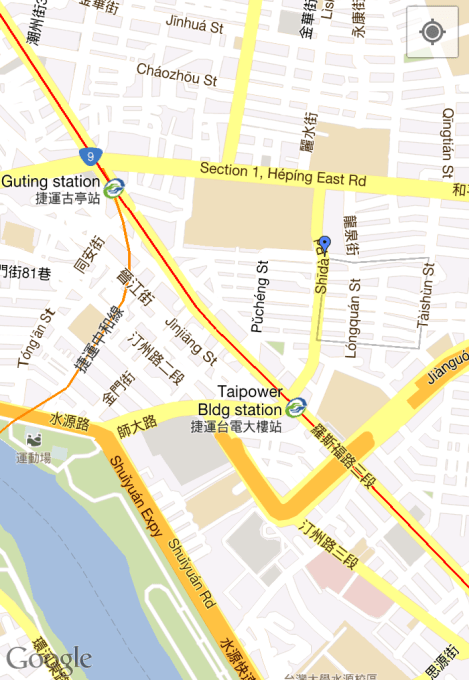 lil map of market's general area.../taipei/dec 2012