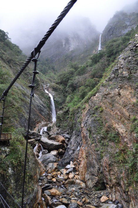 waterfalls from another view/taroko, taiwan/jan 2013