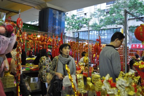 new years decorations/da'an, taipei/jan 2013