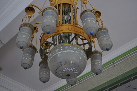 inside masjid sultan mosque/arab quarter, singapore/march 2013