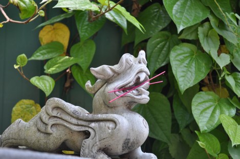 dragon'n'incense/pulau ubin, singapore/march 2013