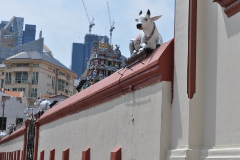 old + new in singapore/sri mariamman temple/singapore/march 2013