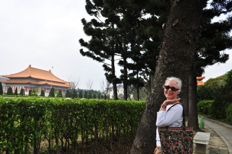 mama posing at cks/taipei/march 2013