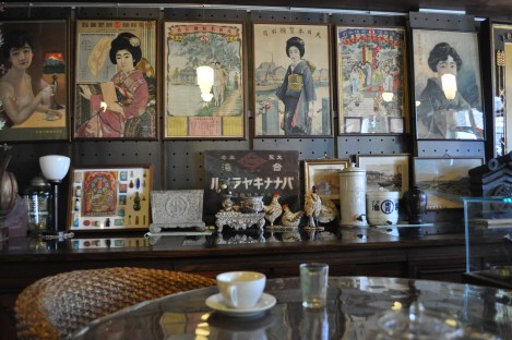 most of my interviews are held in cafes over coffee or tea/formosa museum cafe, taipei/july 2013